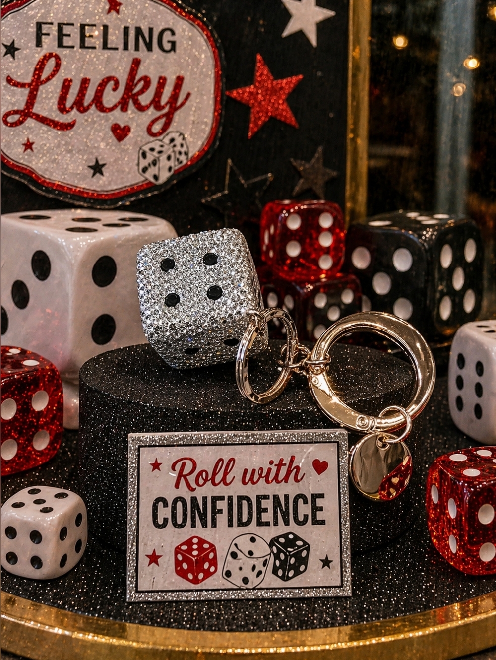 Dice Keychain/Bag Charm